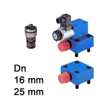 Клапаны встроенные Ду 16 и 25 мм и управляющие головки к ним 