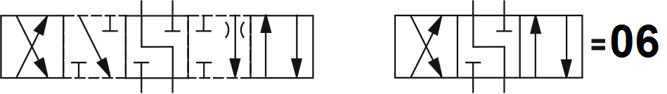 AD3O06C гидрораспределитель с гидравлическим управлением, гидроуправляемый, Ду 6 мм